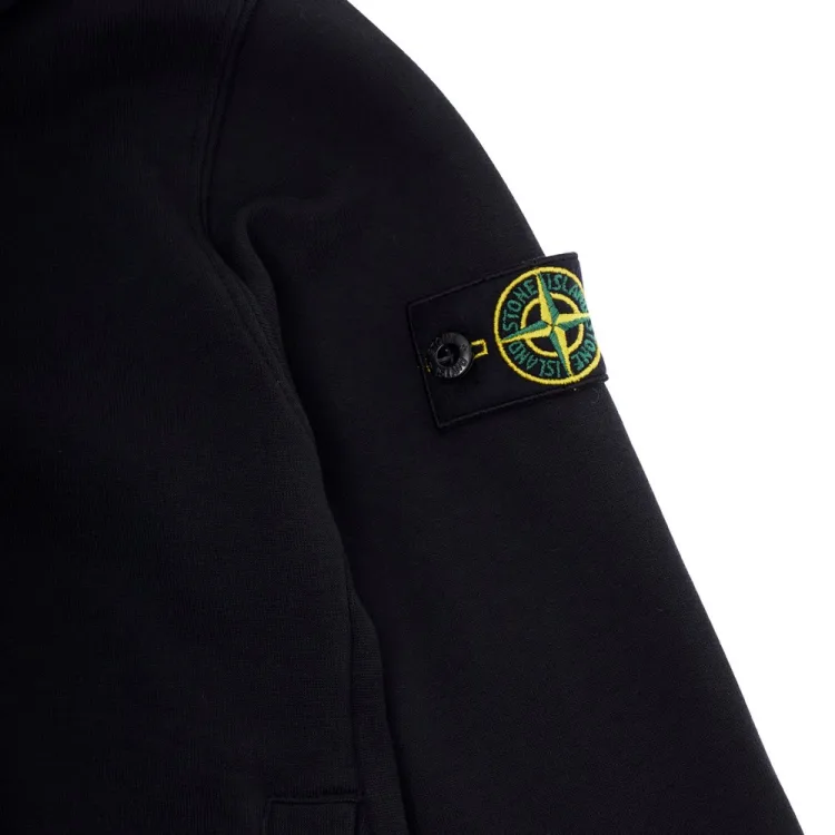 Детский худи STONE ISLAND, черный — фото 4