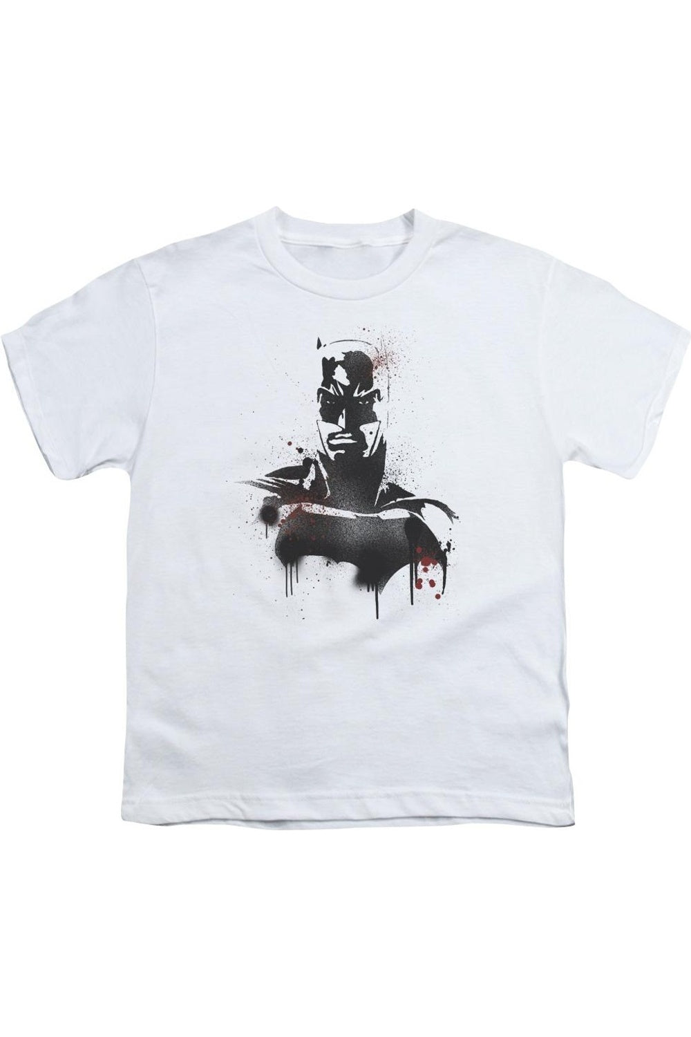 

Футболка с коротким рукавом для детей "Бэтмен против Супермена" с принтом Бэтмена Gildan, белый
