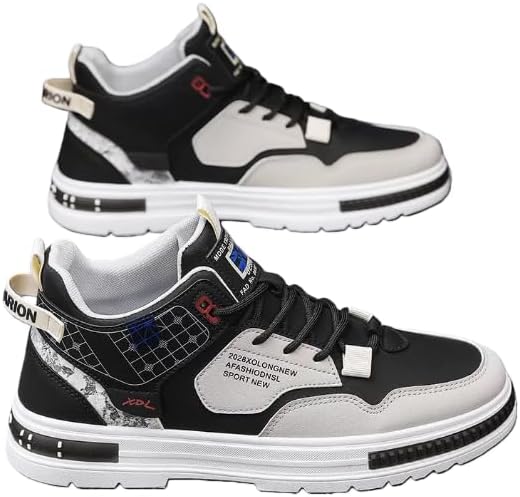 

Модные высокие кеды для мужчин, Нескользящие комфортные кроссовки для прогулок на улице, пробежек, путешествий и повседневной активности Generic