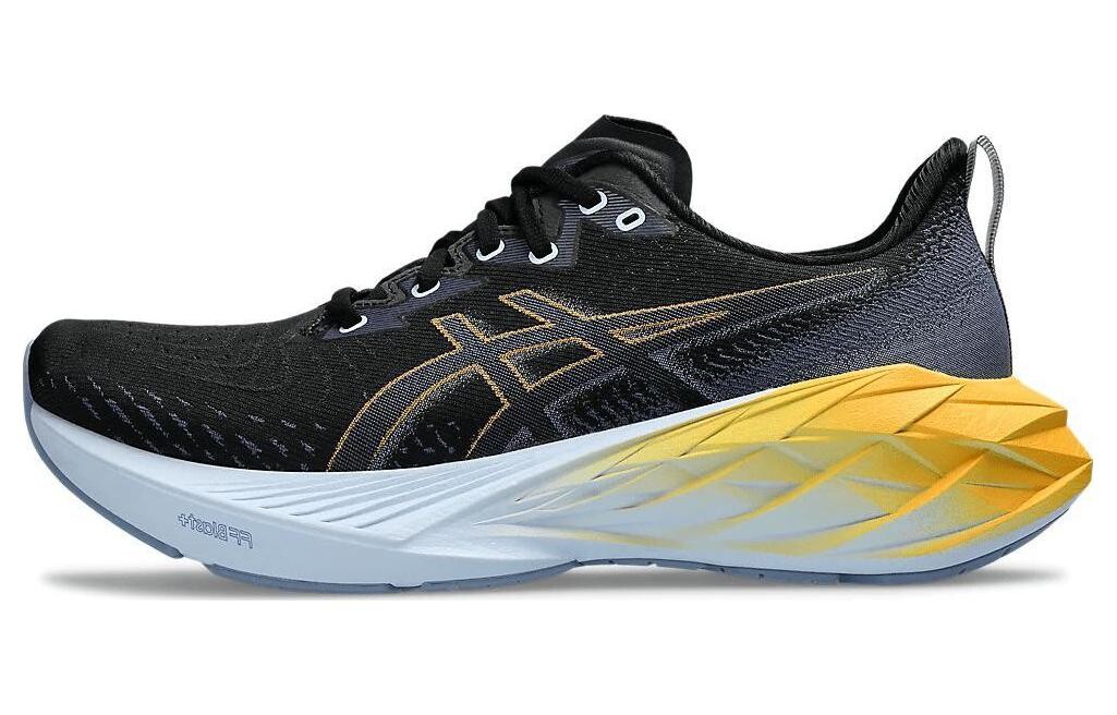 

Asics Novablast 4 Кроссовки Мужчины, Черный/Желтый/Синий
