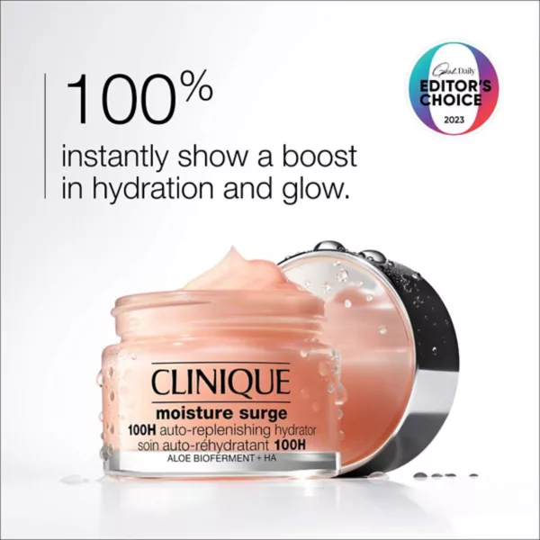 Крем для лица Clinique — Moisture Surge 100h самовосстанавливающийся увлажняющий гель- с гиалуроновой кислотой, 71 мл — фото 2