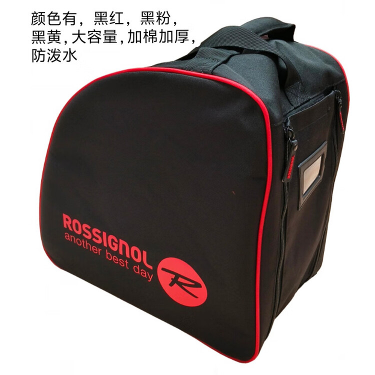 

Rossignol Лыжные ботинки для мужчин и женщин, двухслойные, толстые, водонепроницаемые, износостойкие, для ручной клади, черные, размер M для взрослых