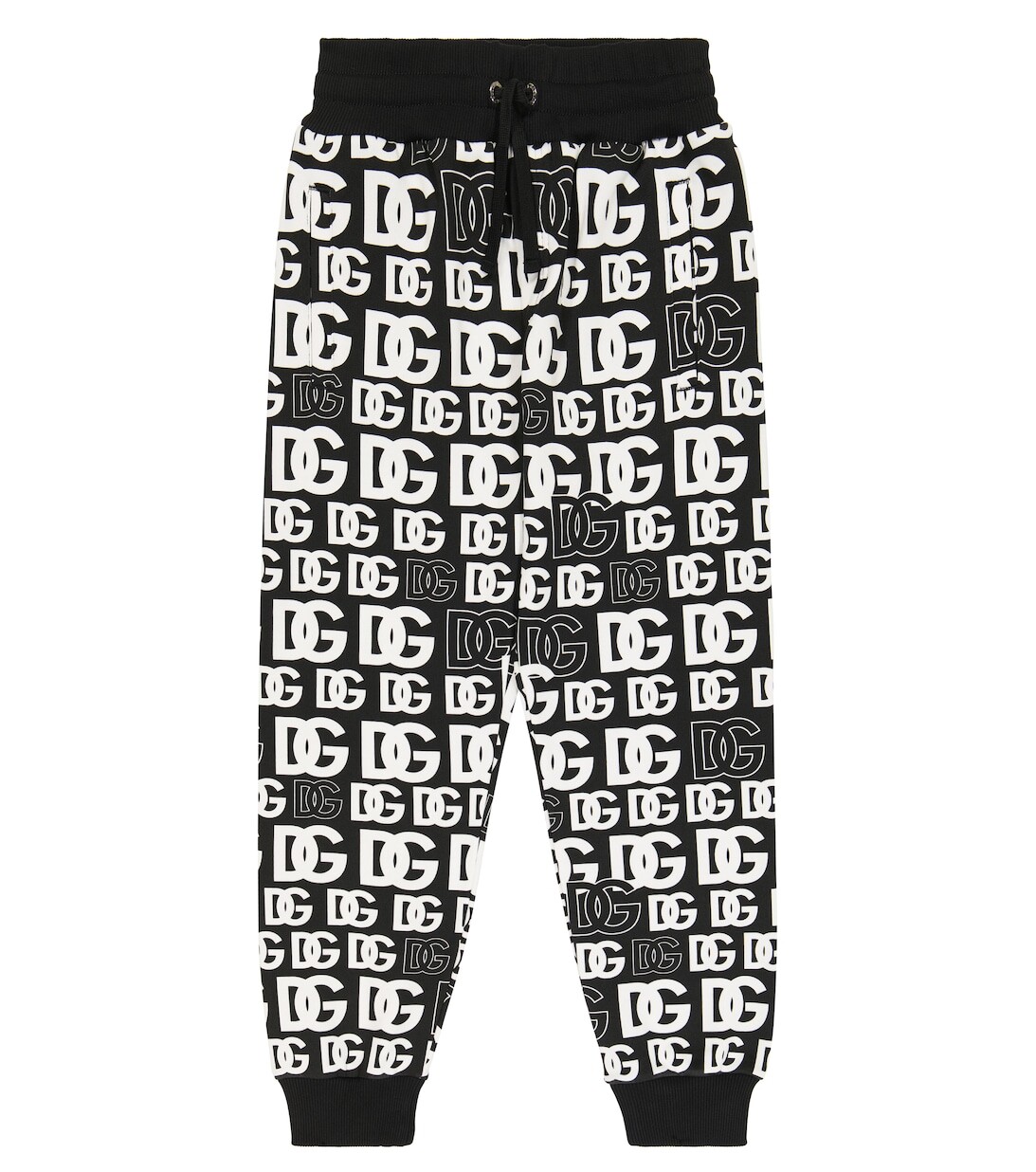 

Спортивные брюки из хлопкового джерси с логотипом Dolce&Gabbana, черный