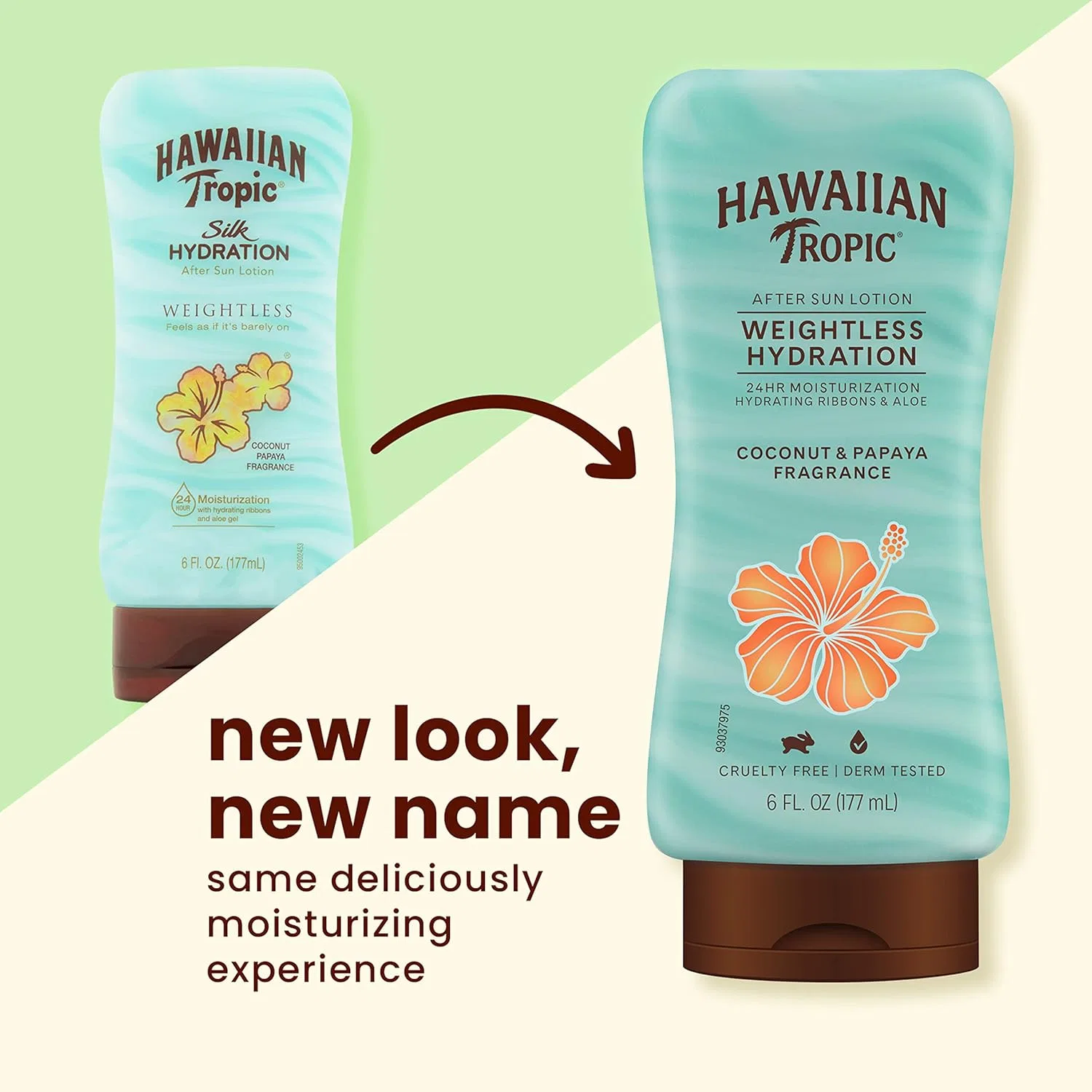 Увлажняющий гель-лосьон после загара Hawaiian Tropic Silk Hydration Weightless с алоэ 177 мл Hawaiian Tropic — фото 3