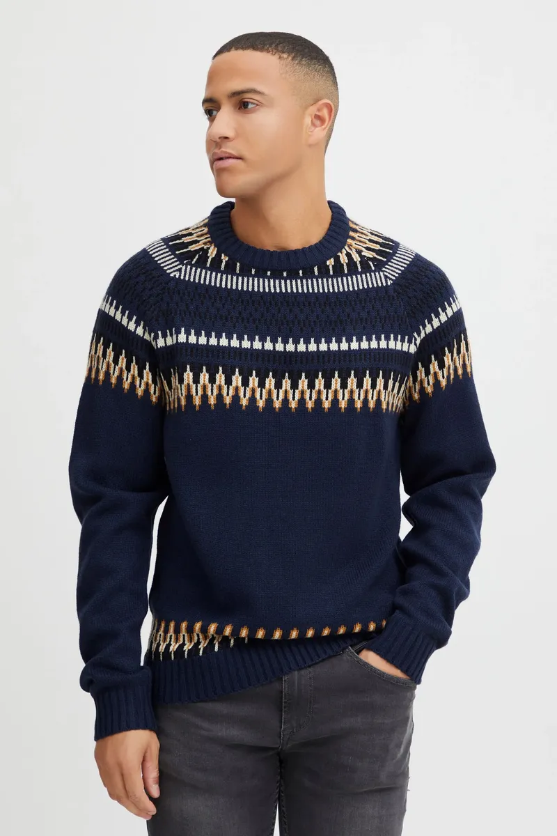 

Свитер смесовой вязки "BLEND BHPullover", цвет Dress Blues