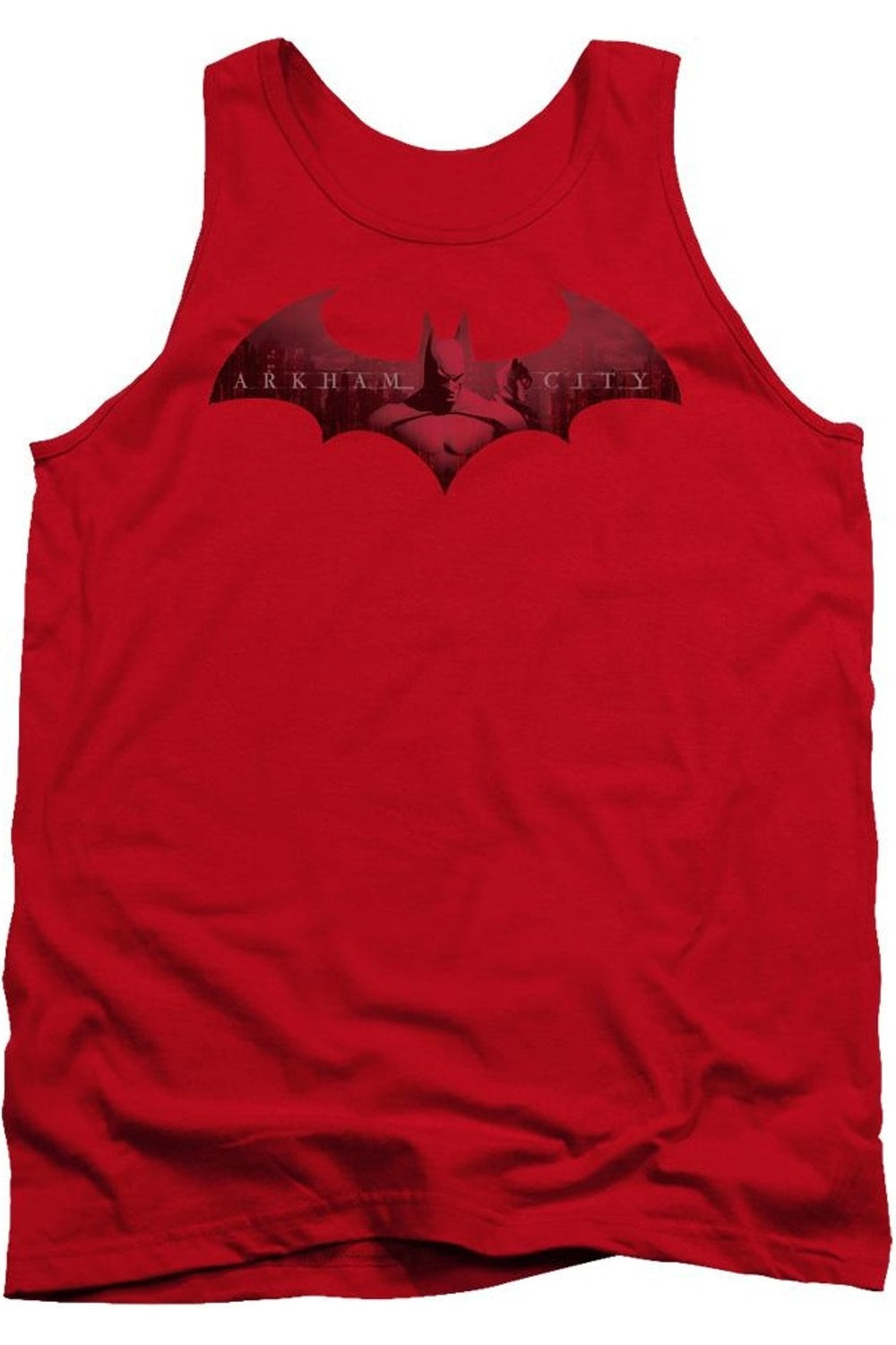 

Batman Arkham City In The City взрослый топ-майка Gildan, красный