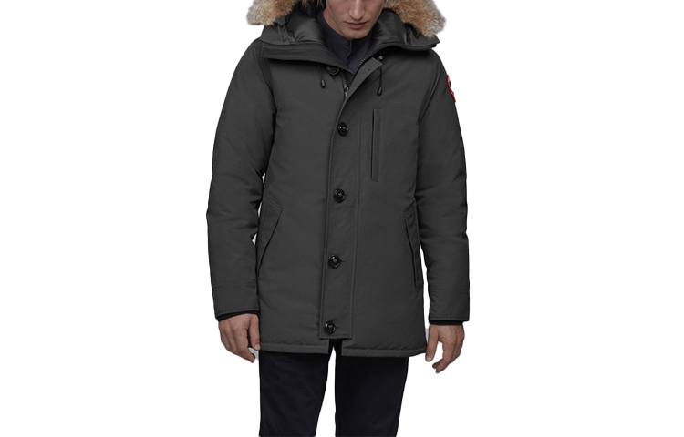 

Мужской пуховик Canada Goose, цвет graphite color