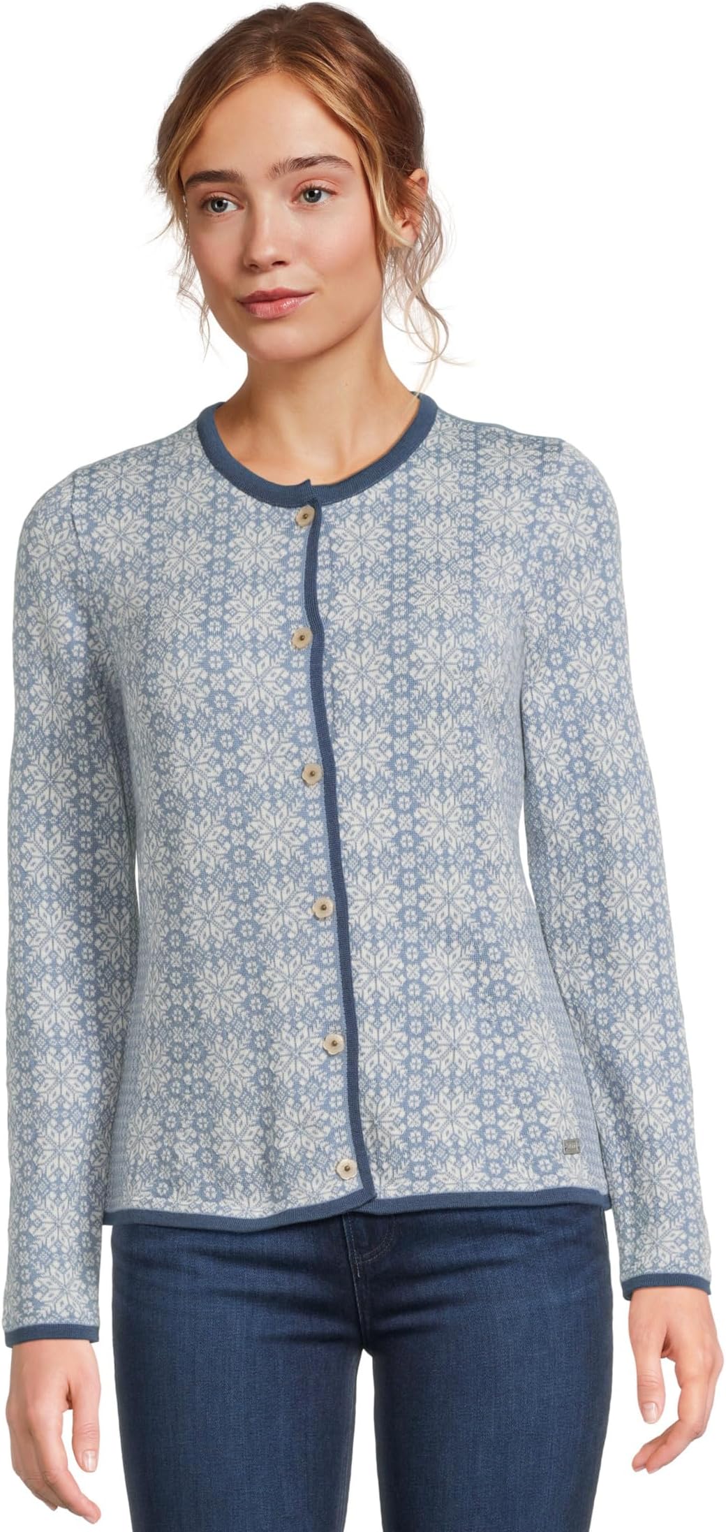 

Свитер Dale of Norway Women's Othelie Jacket, Blueshadow/Offwhite