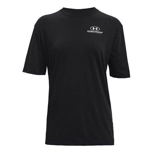 

Футболка graphic oversized black Under Armour, черный