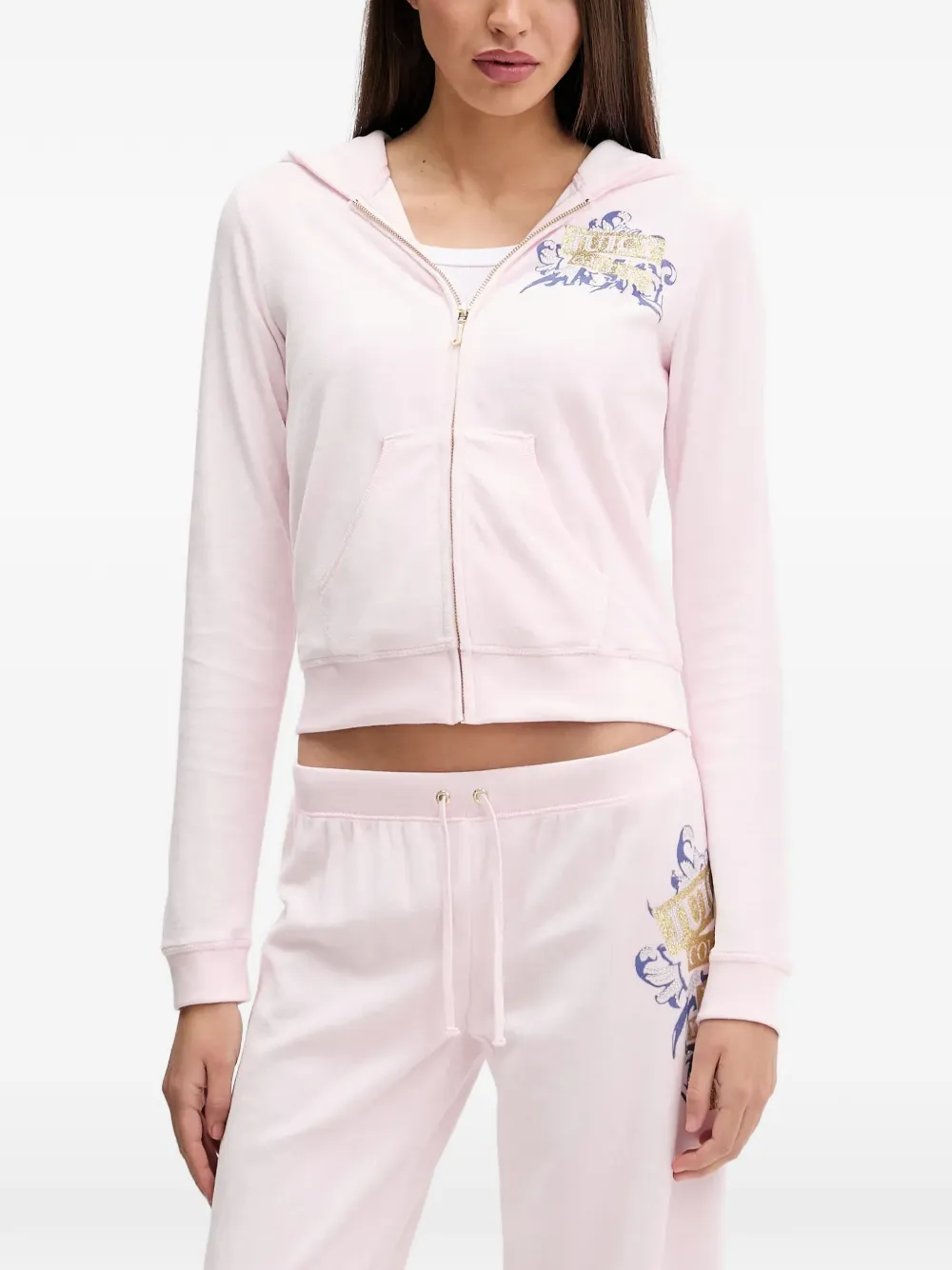 

Толстовка на молнии Juicy Couture, розовый