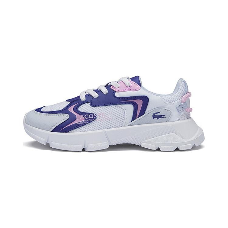 

Кроссовки LACOSTE Kids Lifestyle Shoes PS Low-top White Blue, белый/синий