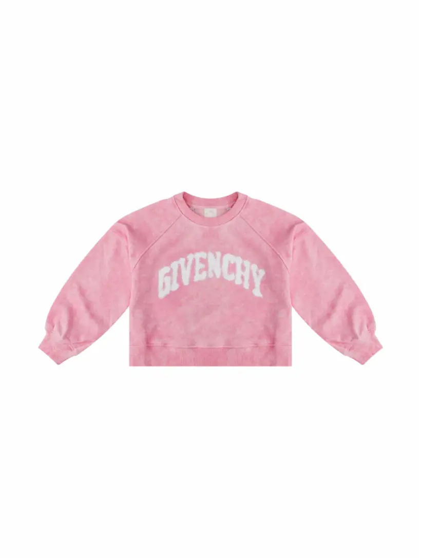 

Хлопковый свитшот с логотипом Givenchy, розовый