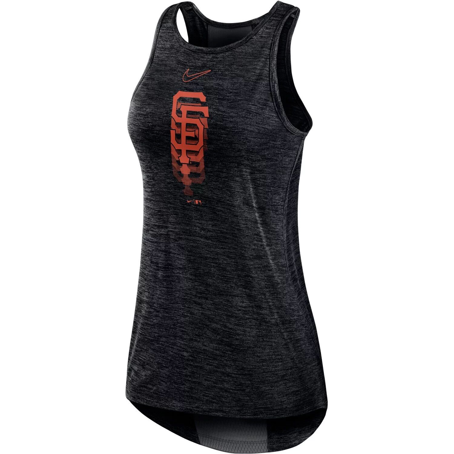 Женская черная майка с высоким воротником и логотипом Nike San Francisco Giants Nike — фото 2
