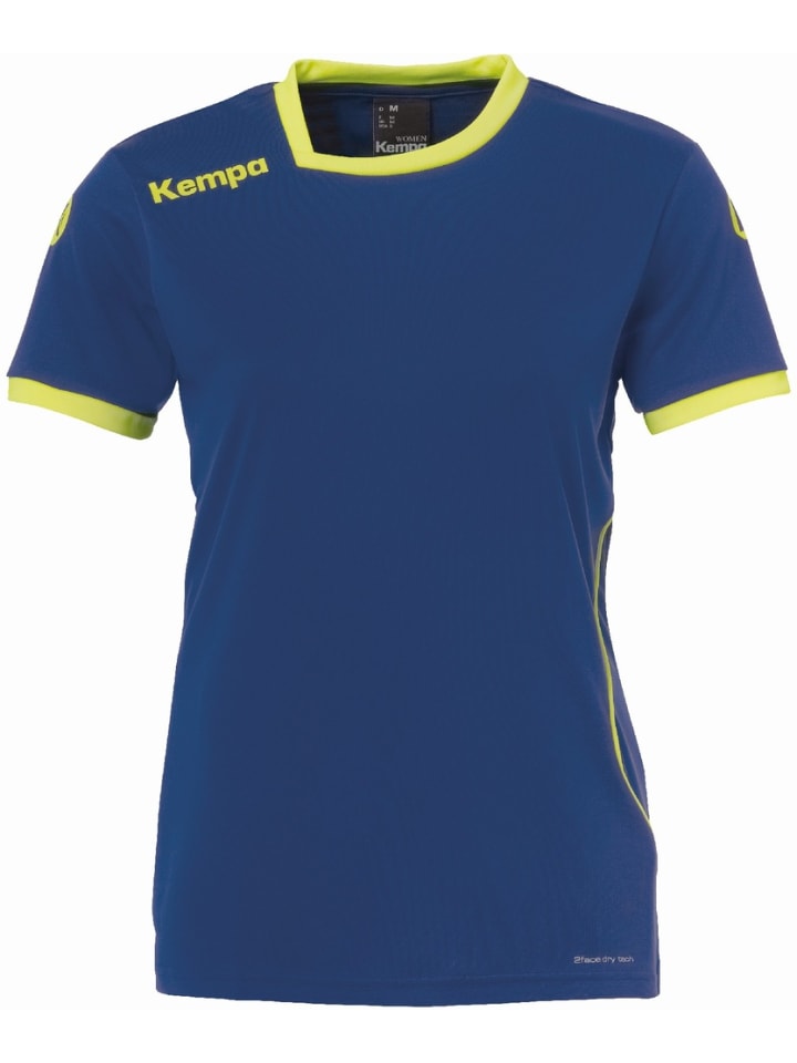 

Kempa Женская футболка "Curve" синего цвета, Синий, Kempa Женская футболка "Curve" синего цвета