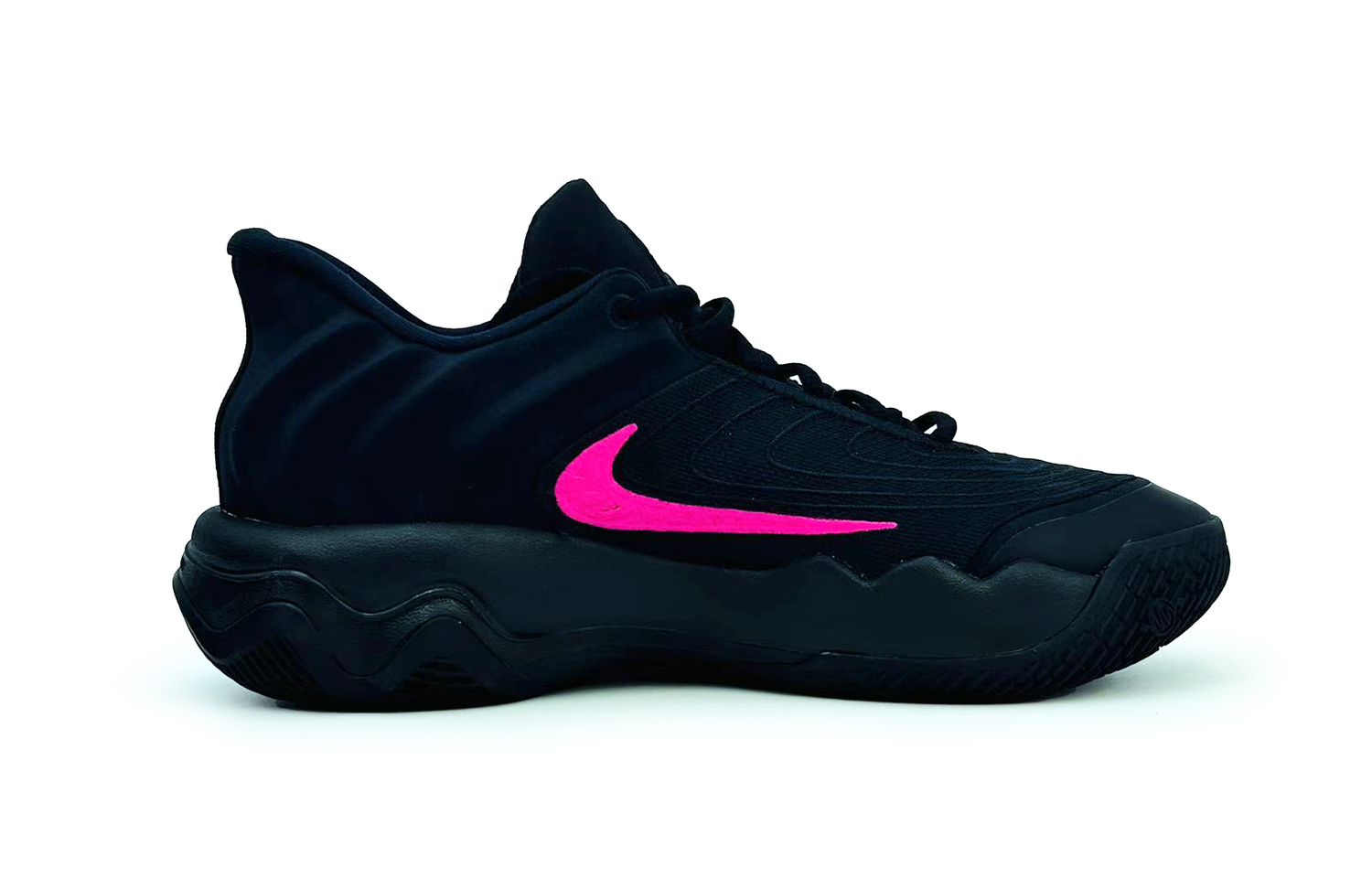 Кроссовки баскетбольные Giannis Immortality низкие мужские anti slip wear resistant black pink Nike, розовый — фото 3