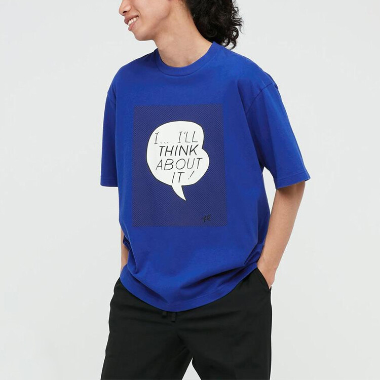 Футболка Uniqlo Sea Blue унисекс — фото 2