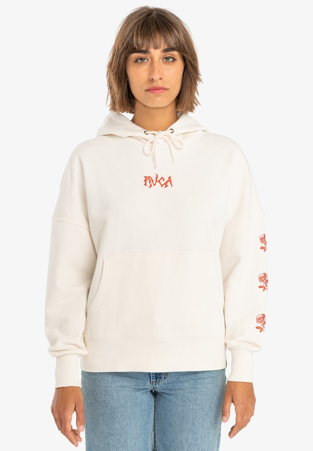 

Толстовка с капюшоном ROSES ONLY RVCA, бежевый