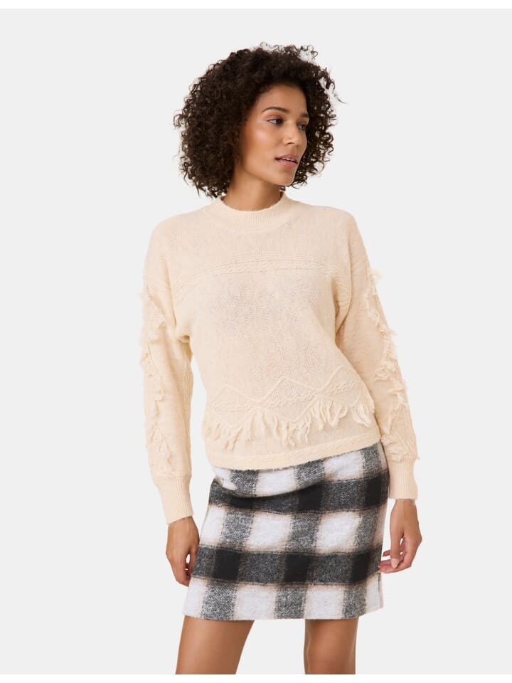 

Пуловер Gerry Weber Pullover Langarm Rundhals, цвет Cream Melange