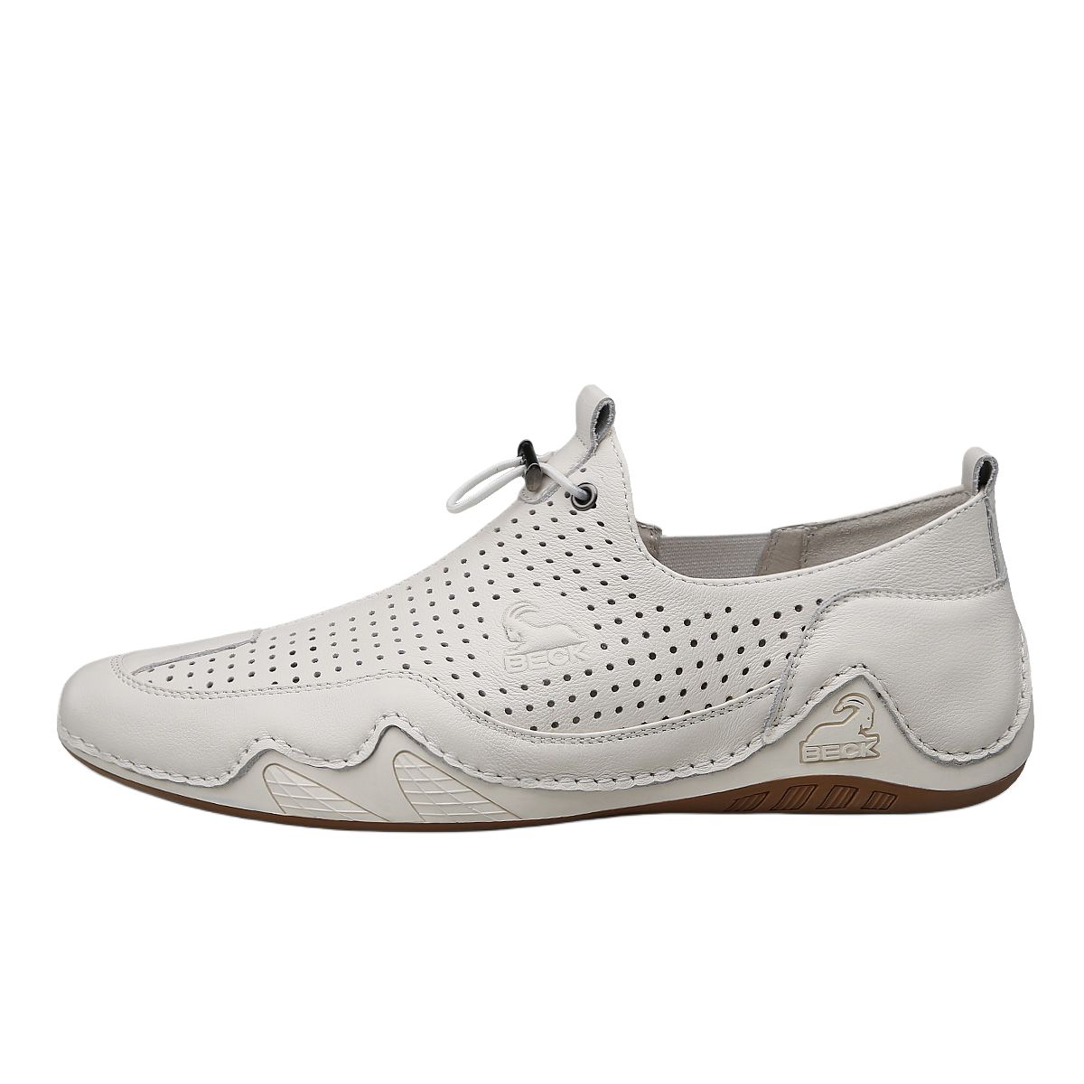 

BECK Скользоустойчивые кеды унисекс белые, цвет White