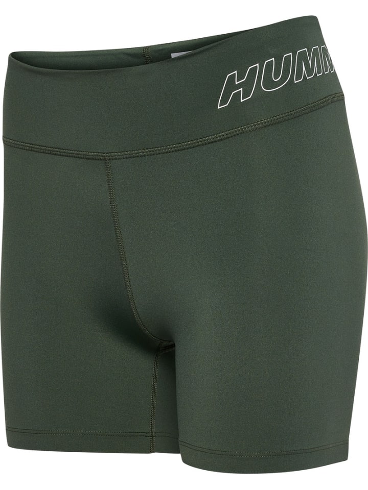 

Короткие шорты "Hmlte Fundamental Mw Tight Shorts" зеленого цвета Hummel