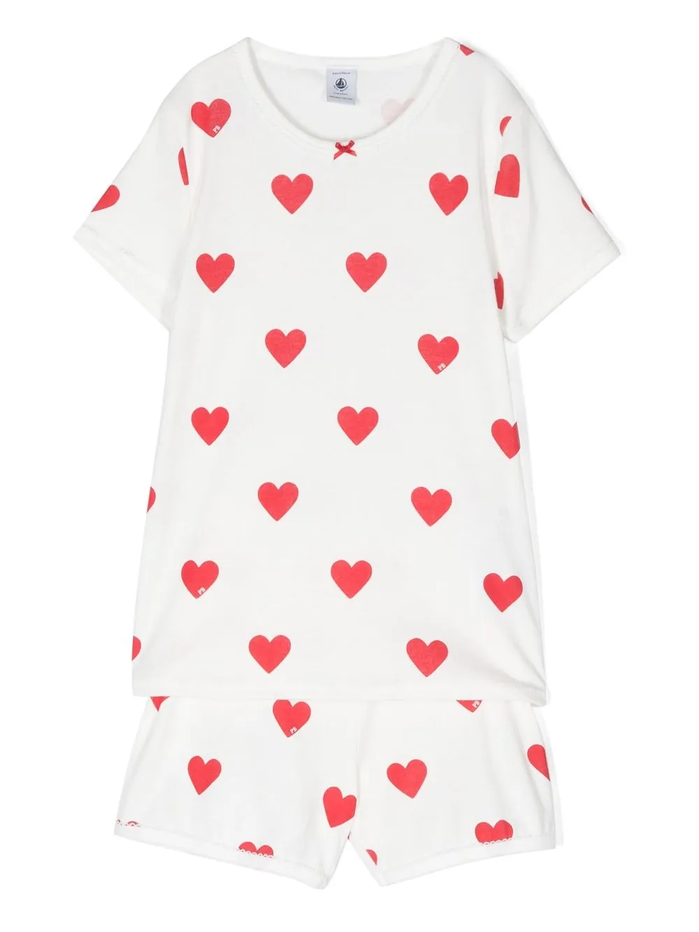 Пижама Court с принтом Petit Bateau, белый
