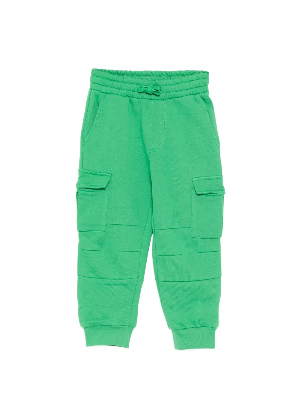 Спортивные брюки с вставками в стиле карго Stella Mccartney Kids, зеленый