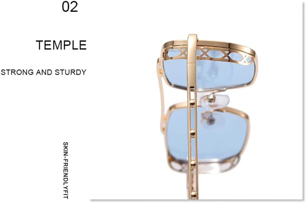 

Мужские солнцезащитные очки с полыми металлическими дужками, выполненные в индивидуальном стиле. Модные и универсальные очки для вождения LXLHWN, One Color