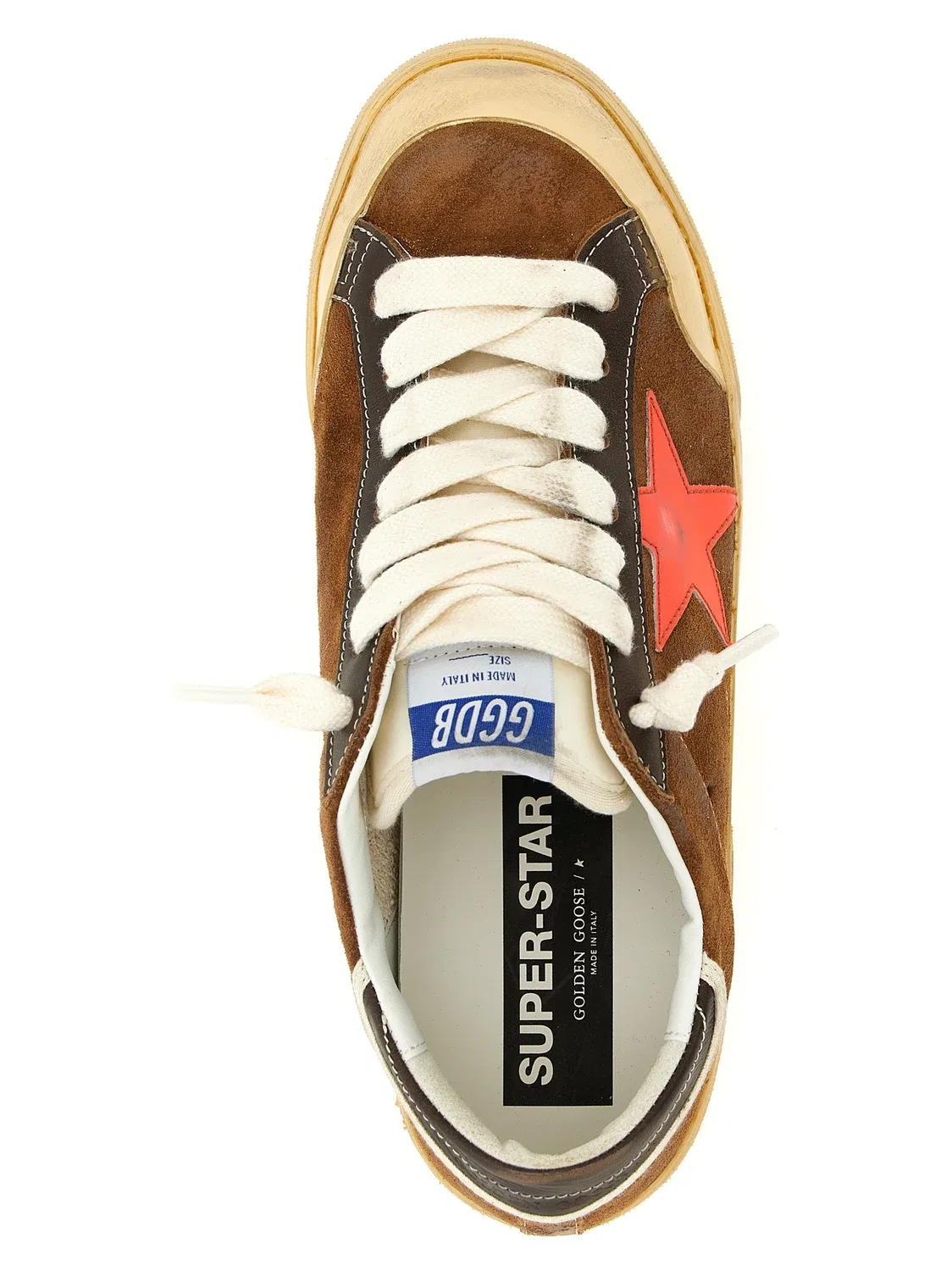Кроссовки 'Super Star' GOLDEN GOOSE, коричневый — фото 4