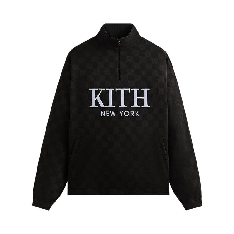 

Пуловер Kith Double Weave Davis Quarter Zip Pullover, Black