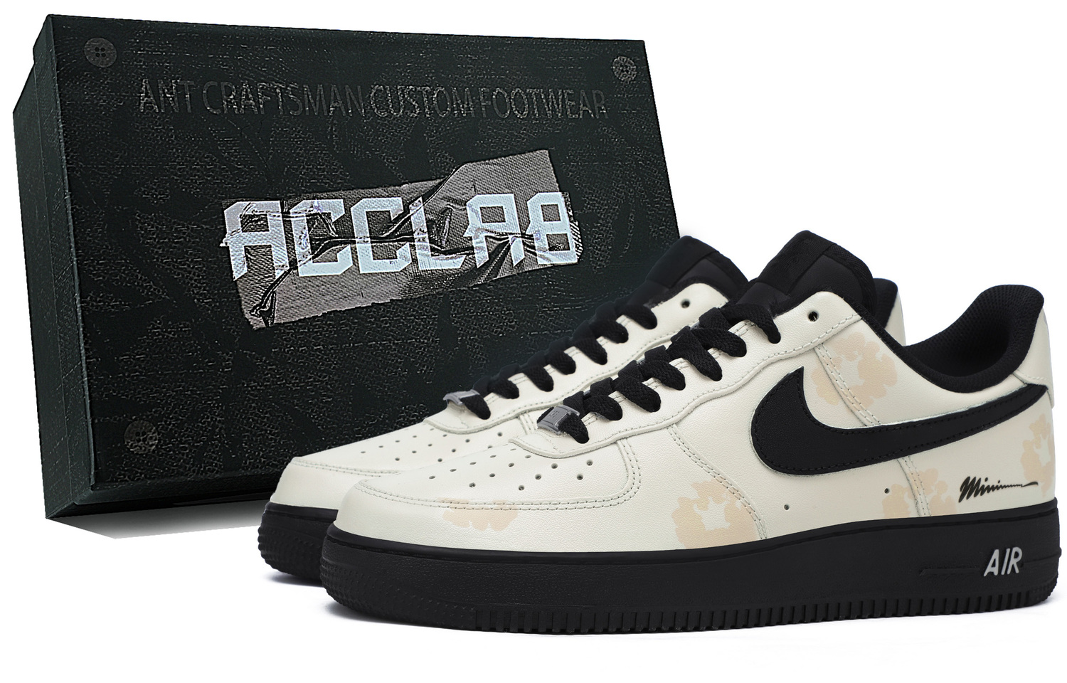 

Nike Air Force 1 07 Abrasion Resistant Height Increasing Low top Skateboard Shoes мужские ecru
