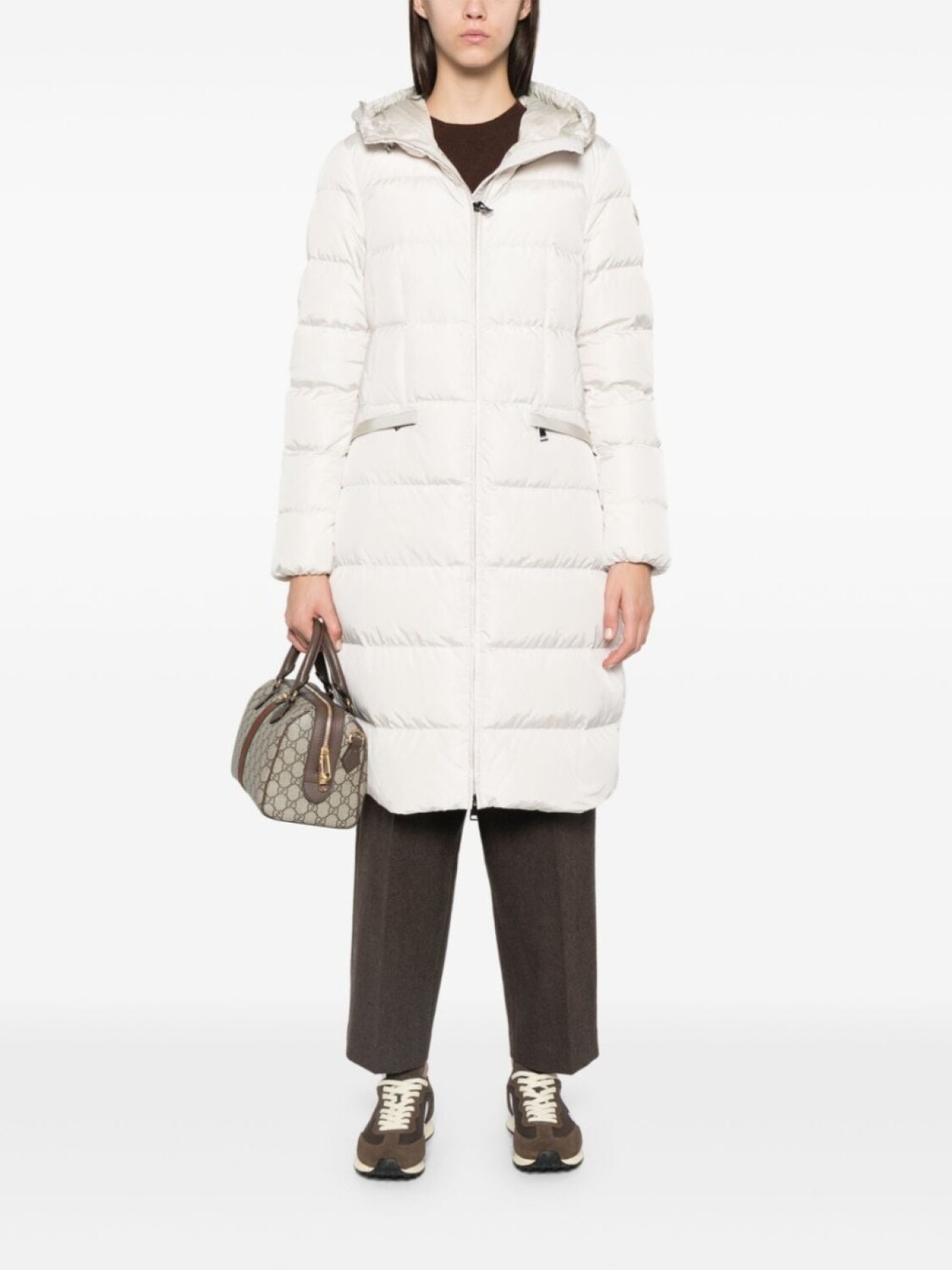 

Moncler пальто Avocette, серый