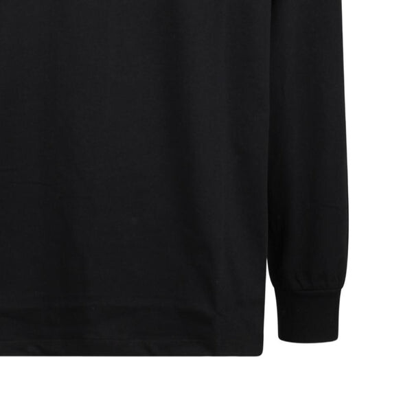 Футболка cotton jersey long sleeve t-shirt 'black' Gucci, черный — фото 4