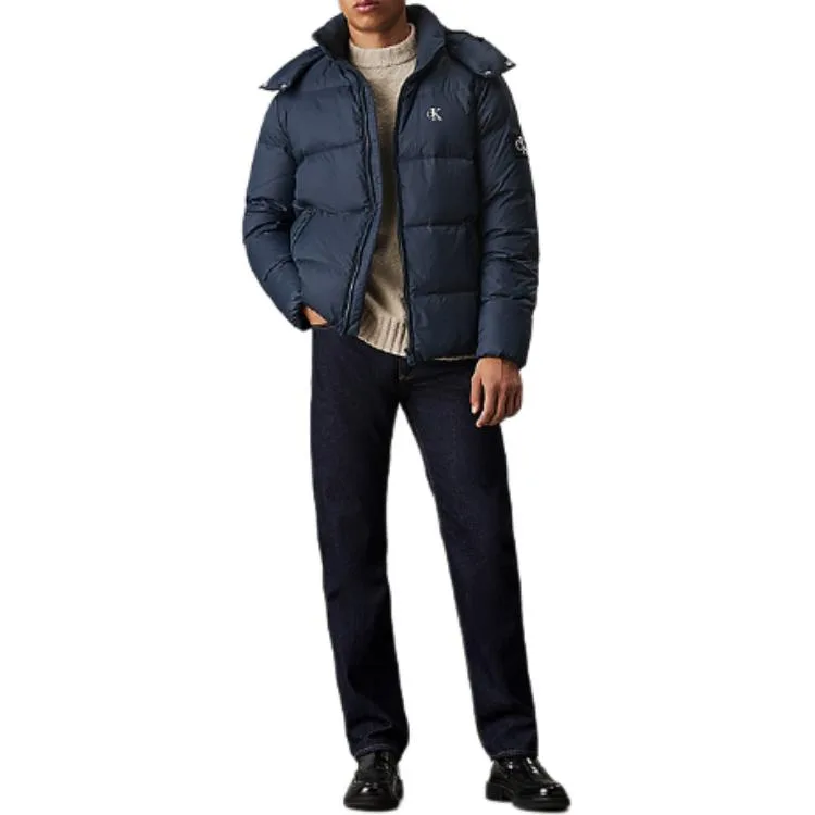 Calvin Klein Пуховик Europe Version мужской Navy Blue — фото 4