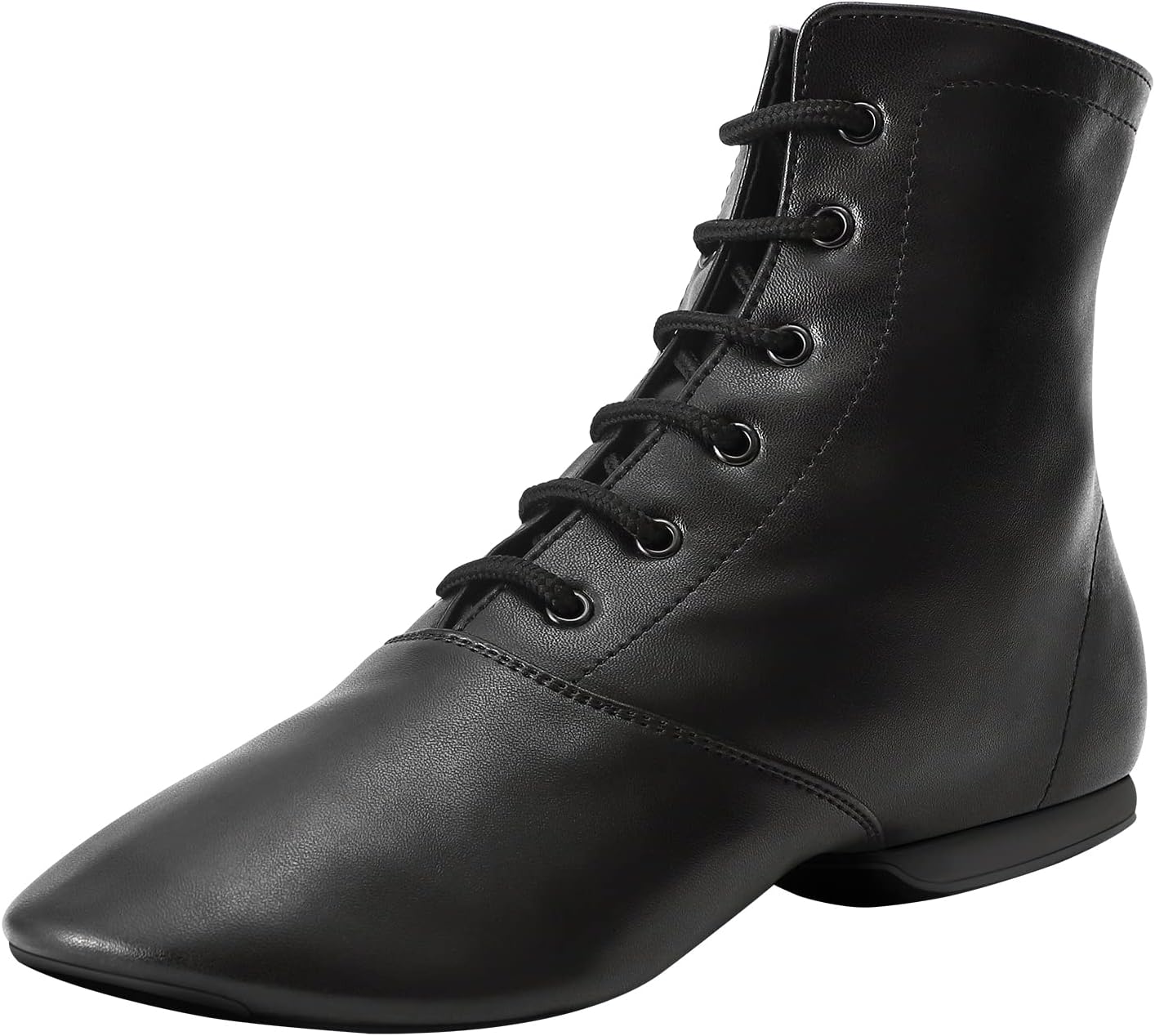 

Танцевальные ботинки для джаза с раздельной подошвой для женщин и мужчин из кожи Sogebo, черный