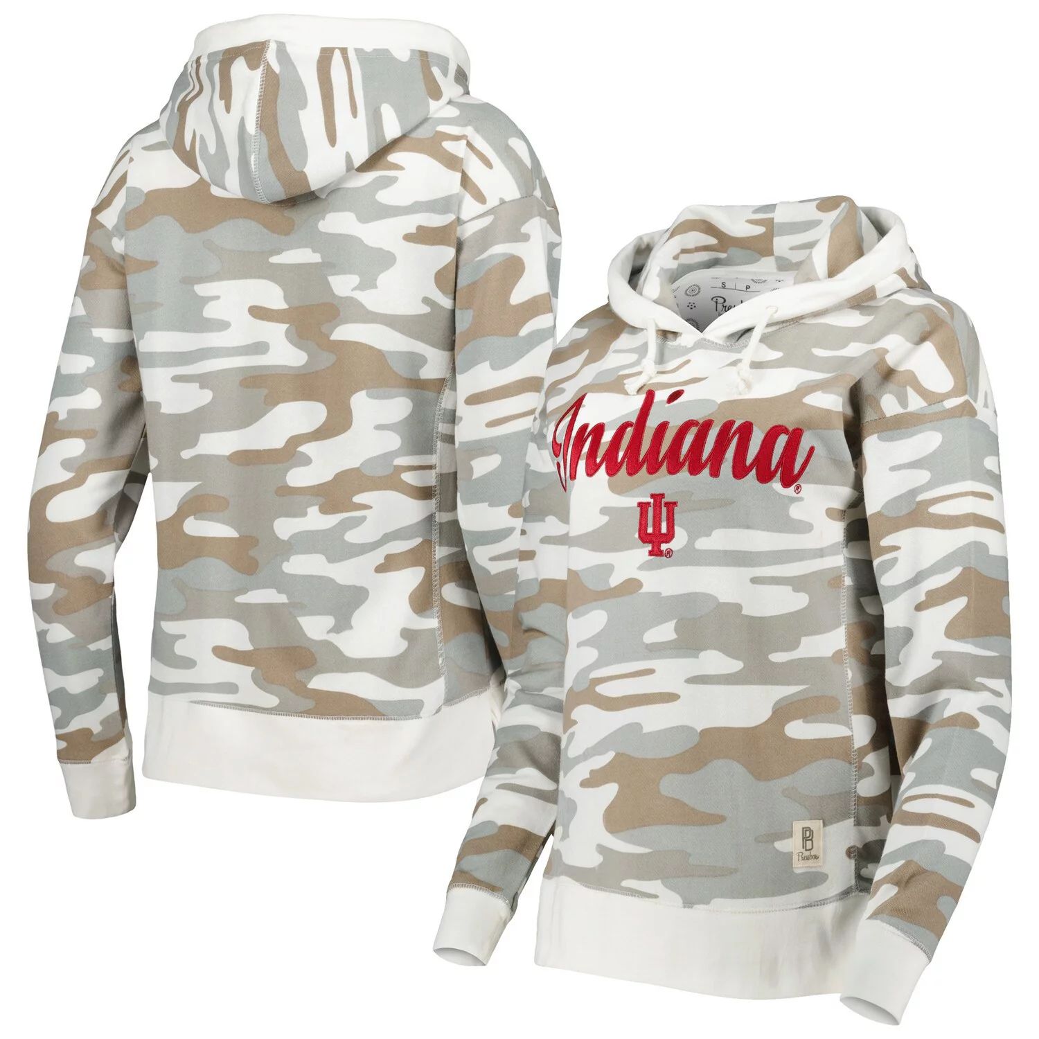 

Женский пуловер с капюшоном Pressbox Camo Indiana Hoosiers San Pablo