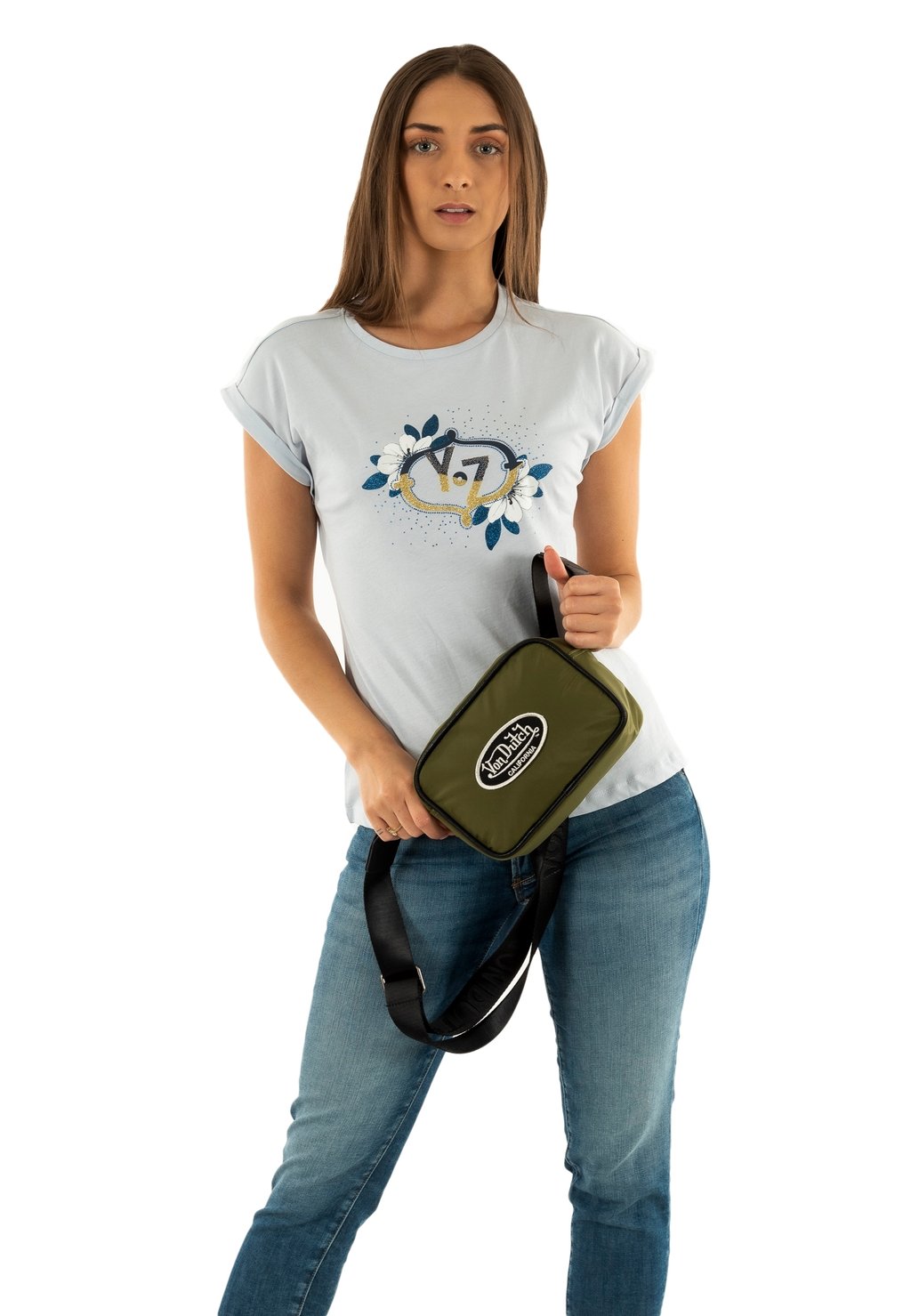 

Сумка через плечо Von Dutch, зеленый