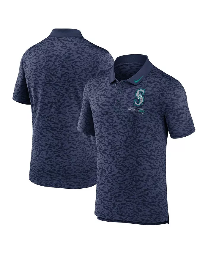 

Мужская поло Seattle Mariners цвета морской волны от Next Level Nike
