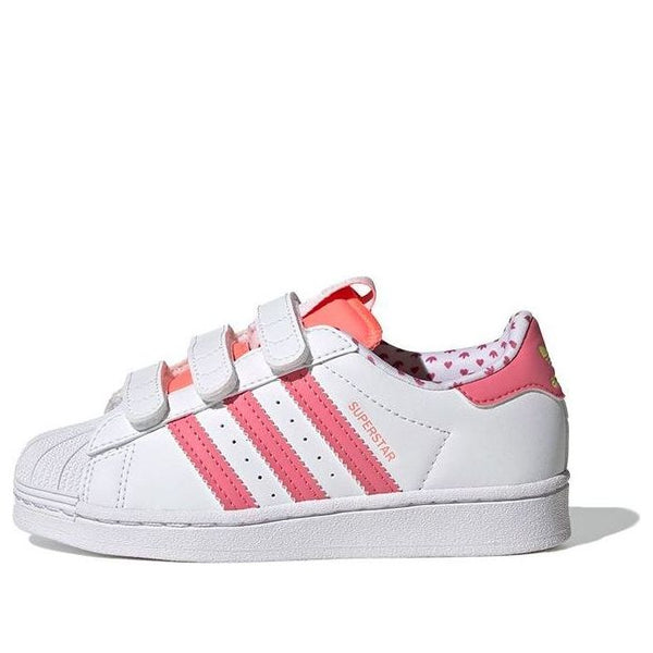 

Кроссовки superstar shell toe 'valentine's day' Adidas, белый