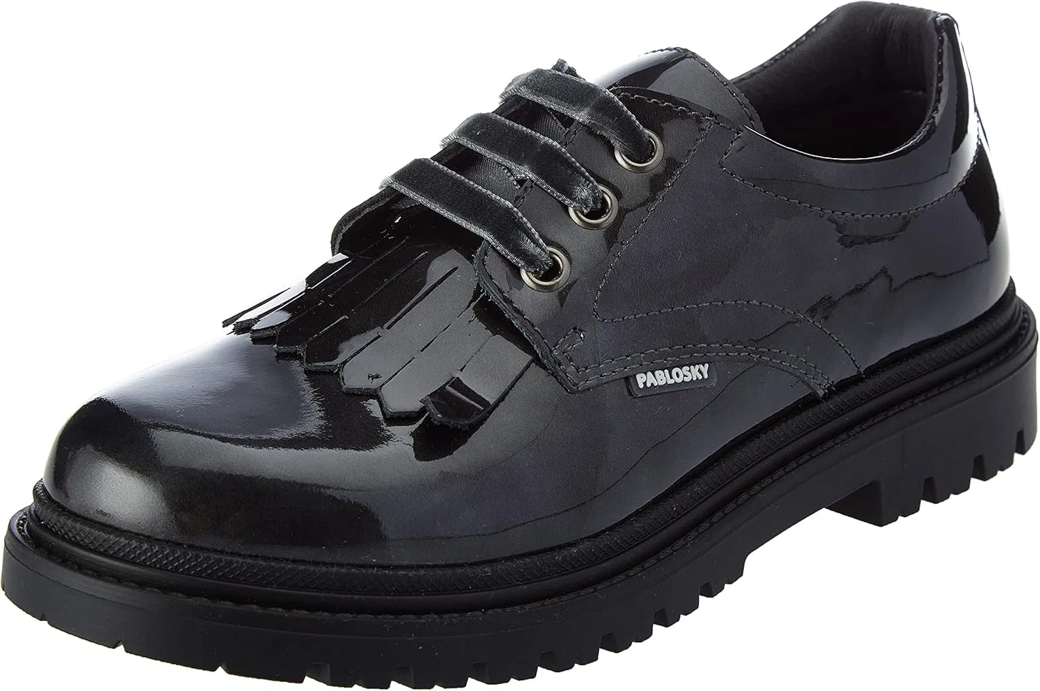 Туфли Pablosky Girls 347859 Oxford Flat, Gray