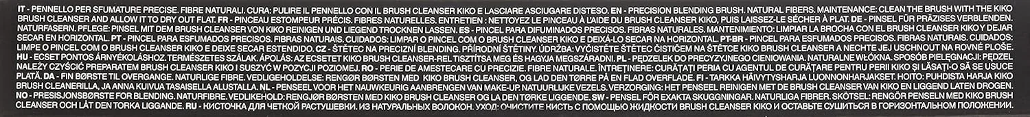 Кисть для подводки глаз KIKO Milano, Black — фото 3
