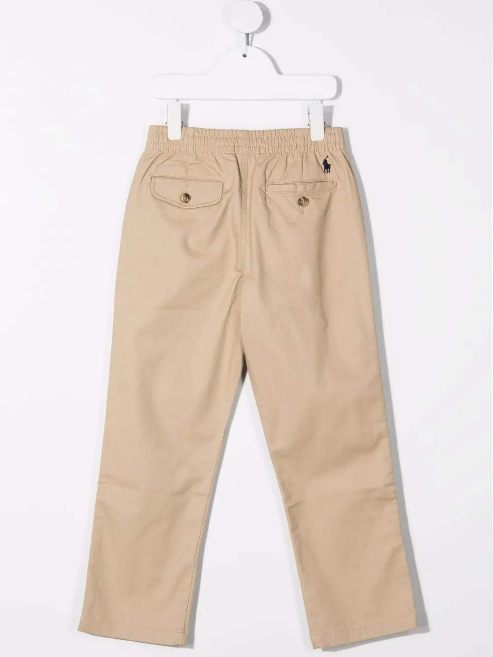 Брюки чинос с эластичным поясом POLO RALPH LAUREN KIDS, нейтральный — фото 2