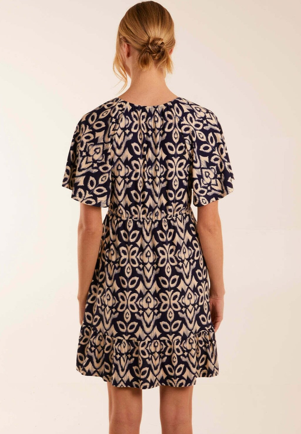 

Платье из джерси BUTTON THROUGH ELASTIC WAIST MINI Blue Vanilla, синий