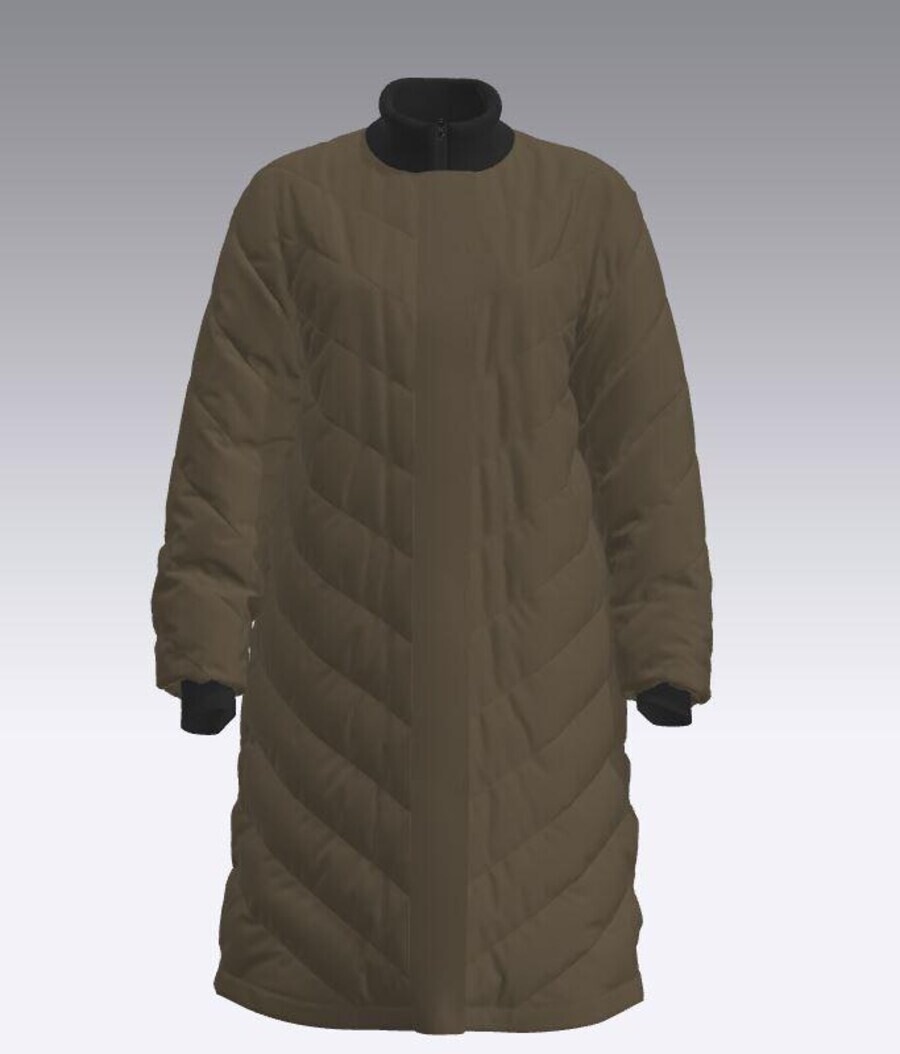 

Зимняя куртка YAS Winter Jacket BONIRA, цвет mocha