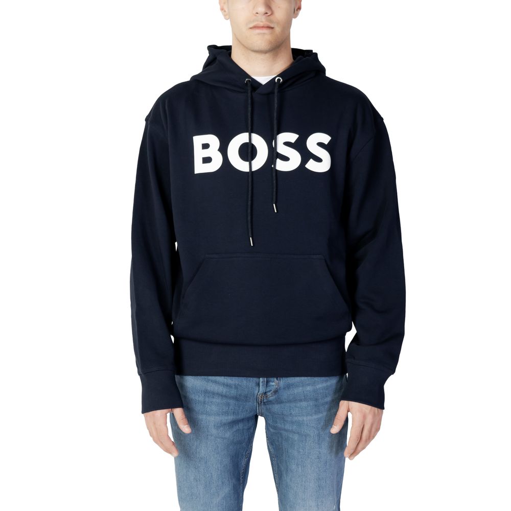 

Синий хлопковый свитер Hugo Boss