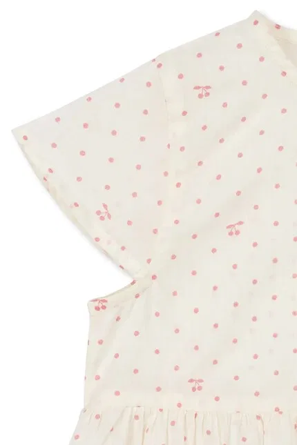 Платье мини из органического хлопка Pacey Dress Konges Sløjd, бежевый — фото 4