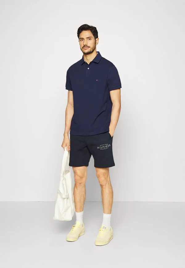 Рубашка-Поло из пике 1985-го года стандартного кроя Tommy Hilfiger, Navy — фото 2