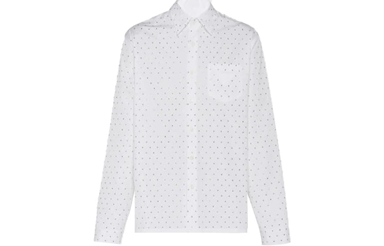 

Рубашка мужская белая Prada, белый