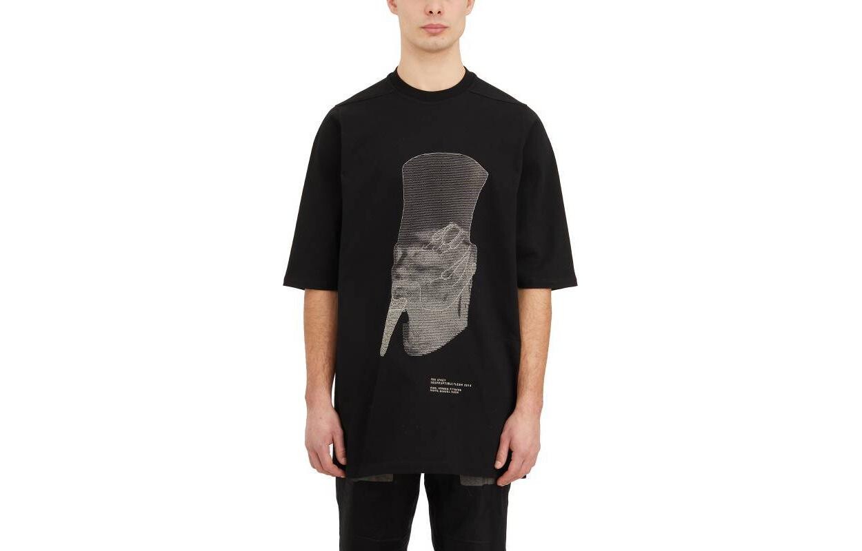 

Футболка мужская черная Rick Owens, черный