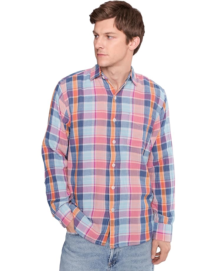 

Мужская рубашка Tommy Bahama Palma Roja Plaid, Turquoise Haze