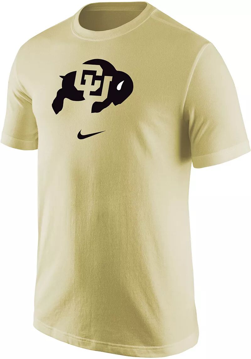 

Мужская хлопковая футболка с логотипом Nike Colorado Buffaloes Gold Core